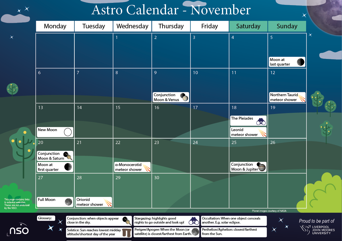 AstroCal November