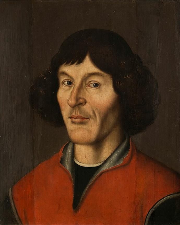 A portrait painting of Nicolaus Copernicus